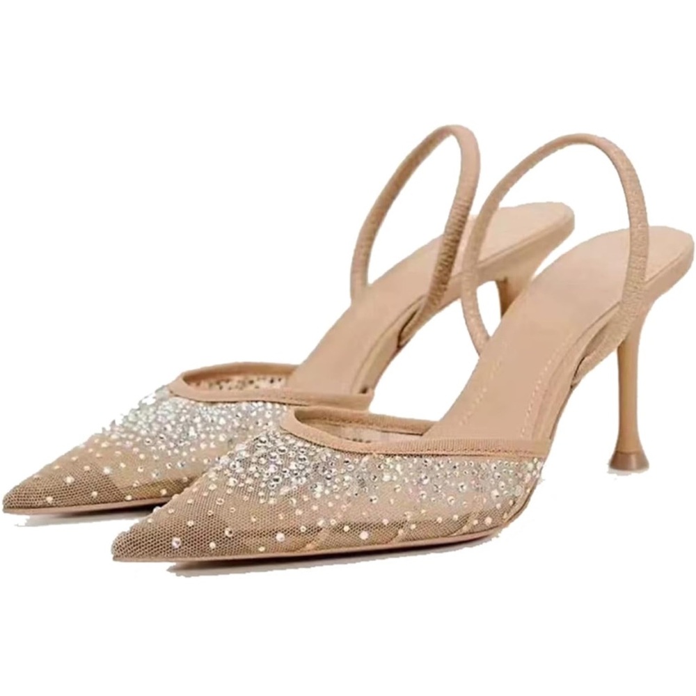 Size 9 tan Heels - Amazon - Brand new & never worn